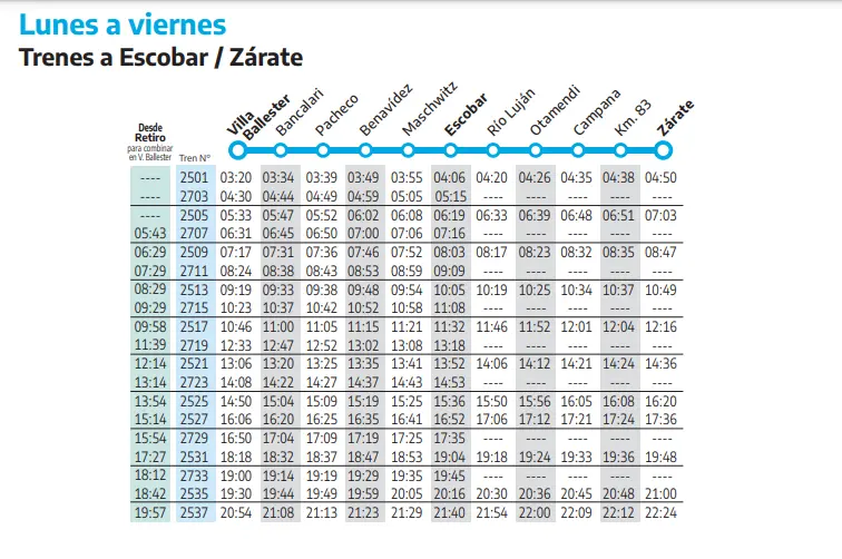 Ferrocarril Mitre: Horarios de tren a Baradero - Qué colectivo tengo que tomar para ir a Baradero ferrocarril mitre horarios baradero - Qué colectivo tengo que tomar para ir a Baradero
