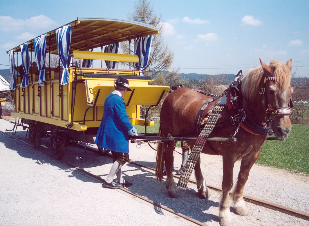 ferrocarril tracción animal - Qué energía hace mover a la atracción animal