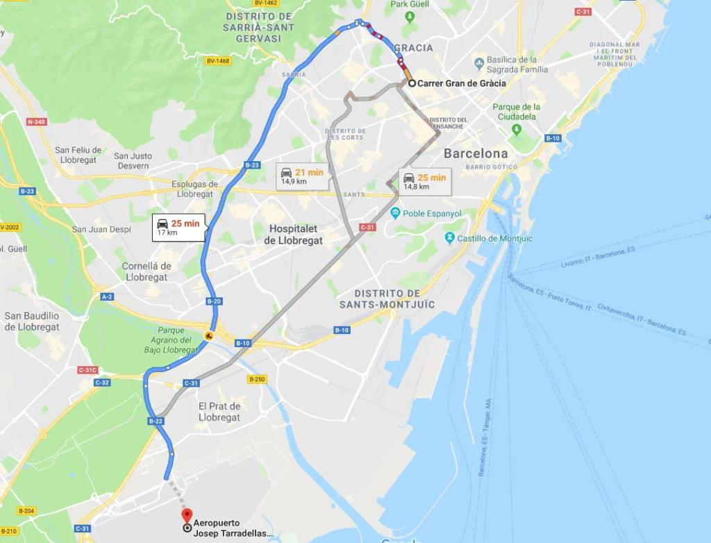 como llegar al aeropuerto de barcelona en tren - Qué línea de metro lleva al aeropuerto de Barcelona