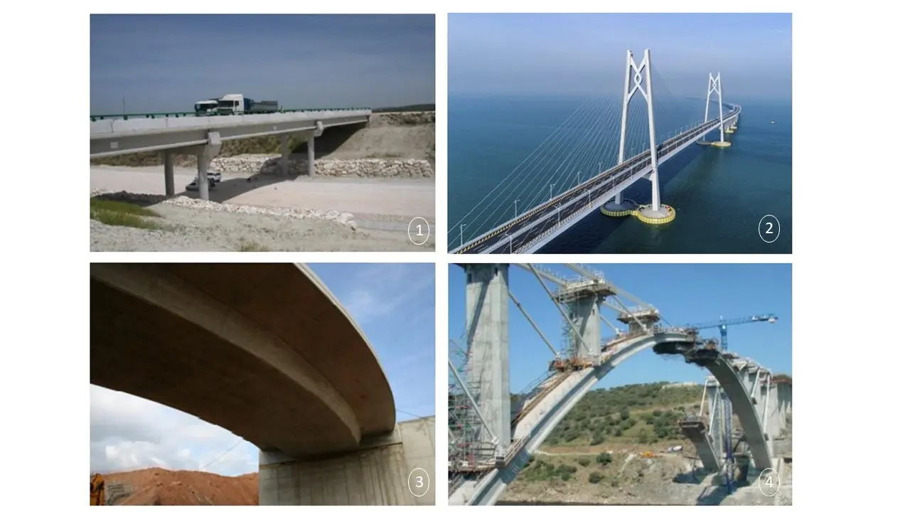 anteproyecto tablero de puente ferroviario con su sistema constructivo - Qué materiales se utilizan para construir un puente