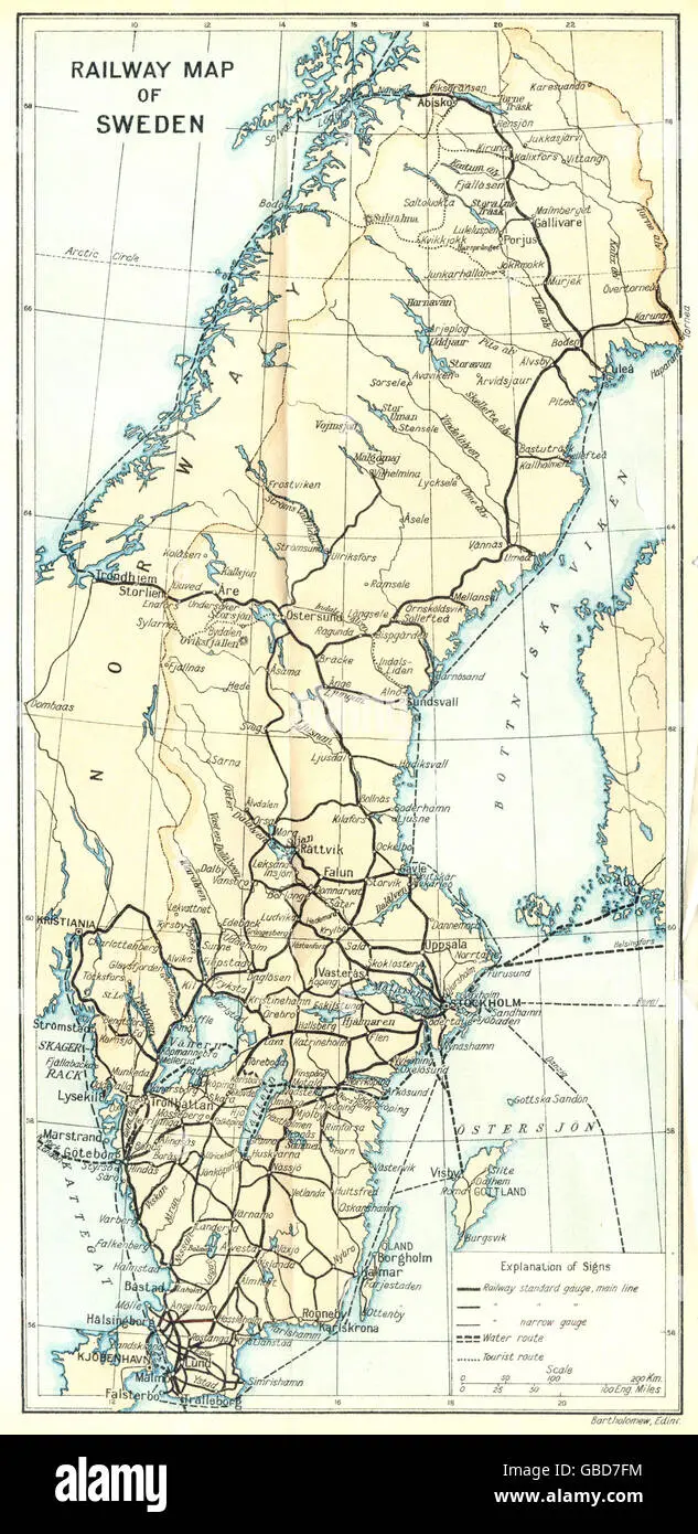 suecia mapa ferroviario - Qué parte de Europa pertenece Suecia