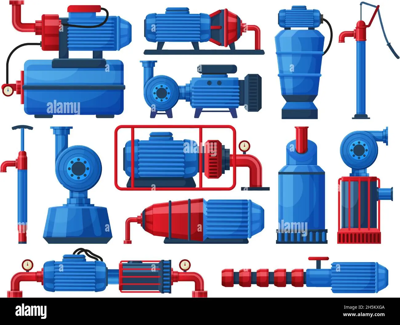 equipos de bombeo de agua ferroviario - Qué partes tiene un sistema de bombeo