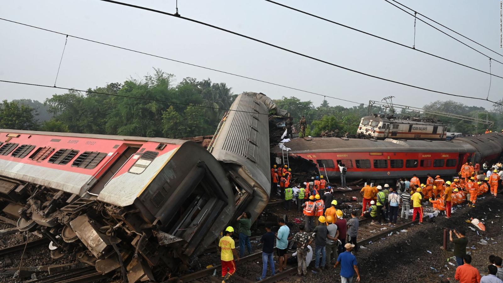 descripcion de un accidente ferroviario - Qué pasa si choca un tren