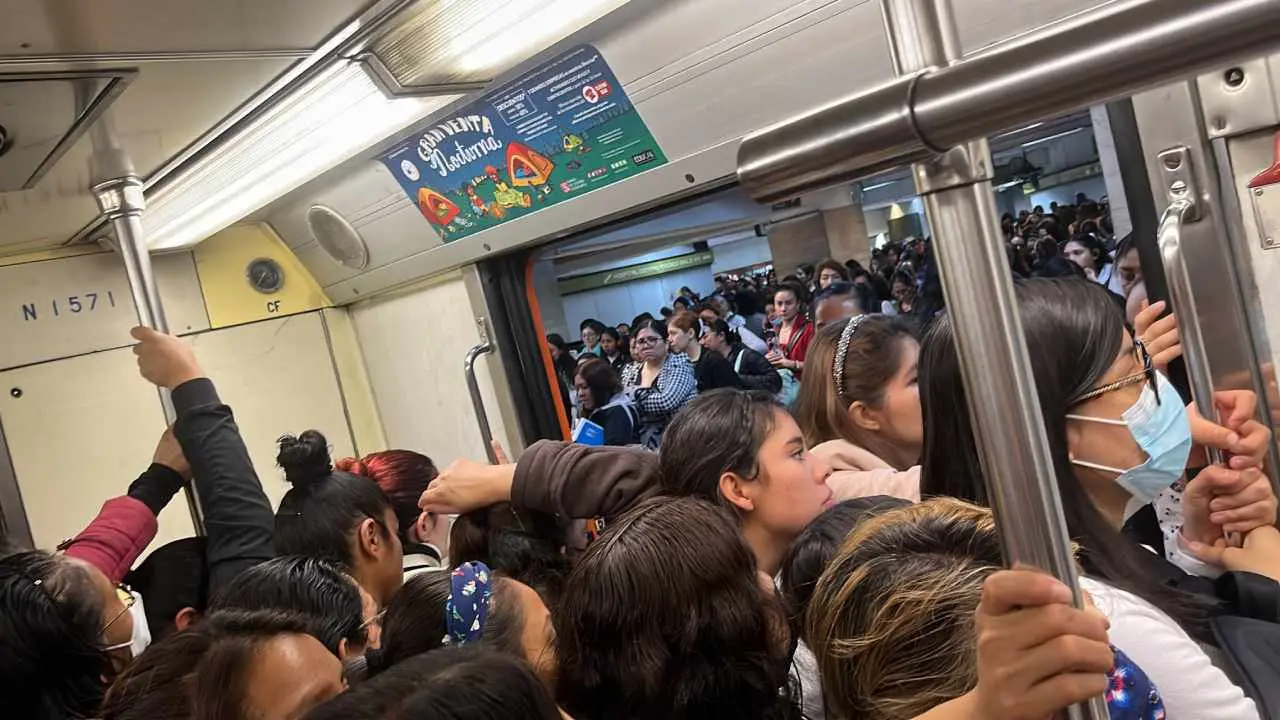 hombre se lanza al tren - Qué pasó en la línea 3 del metro hoy 19 de septiembre