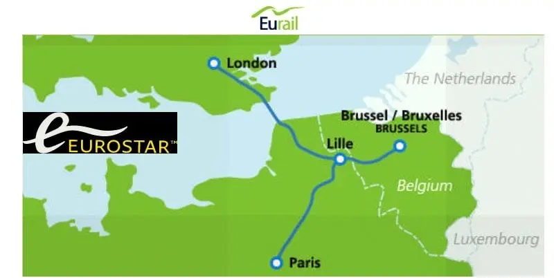 tren eurostar rutas - Qué rutas hace el Eurostar