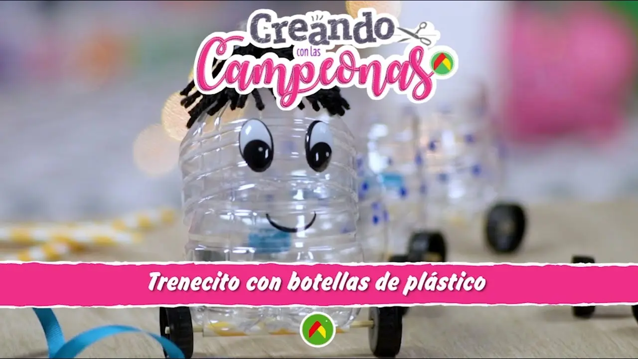 tren de botellas plasticas - Qué se puede hacer con el PET reciclado