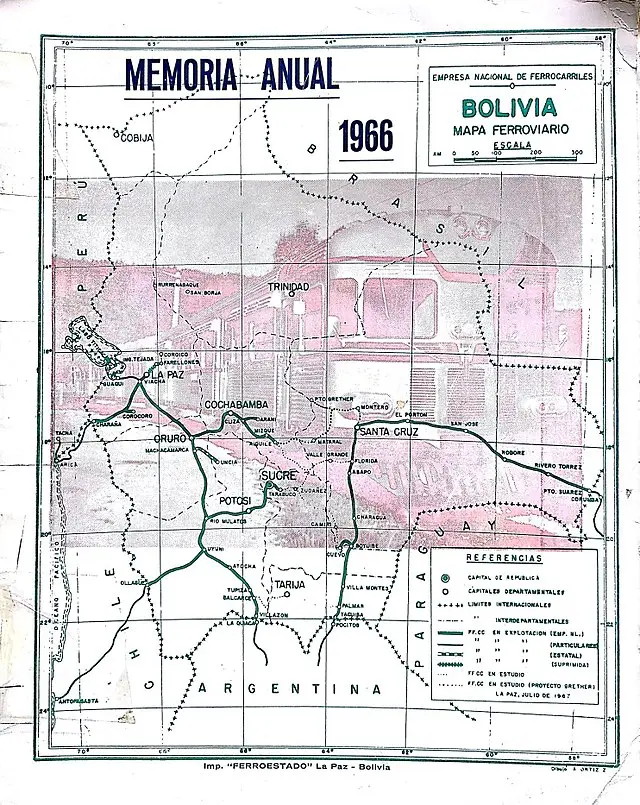 empresa nacional de ferrocarriles enfe bolivia - Qué significa Bolivian Railway