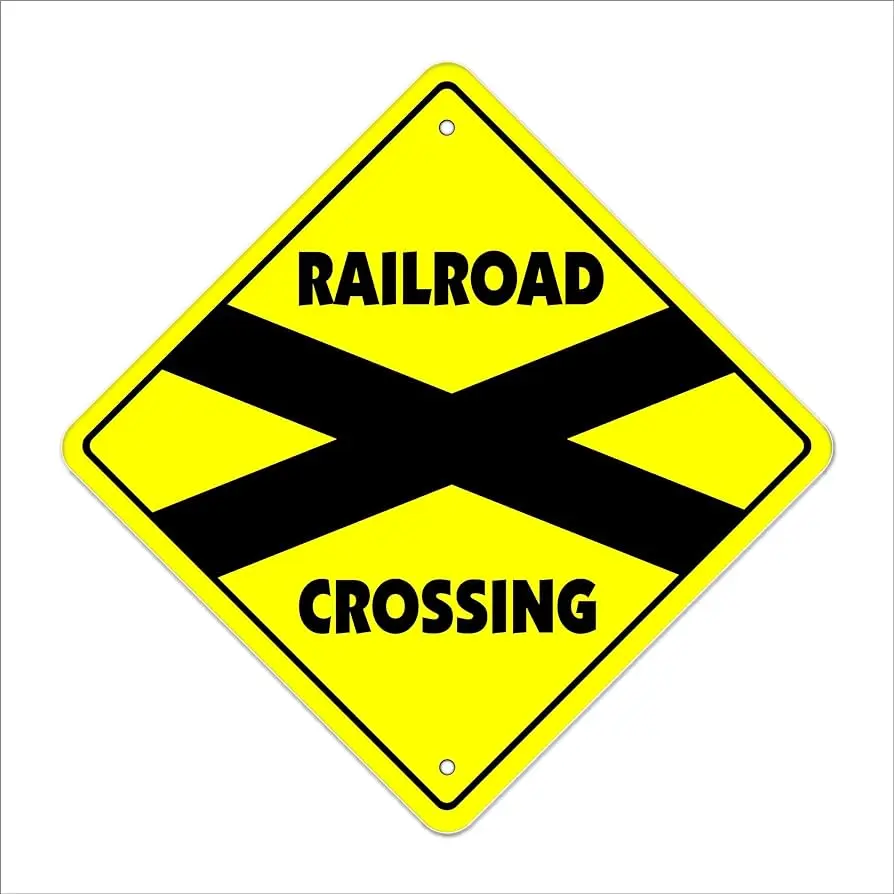 señal de transito zona cruce ferrocarril en capital federal - Qué significa la señal de tránsito cruce