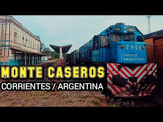 dibujo del ferrocarril de monte caseros - Qué significa Monte Caseros