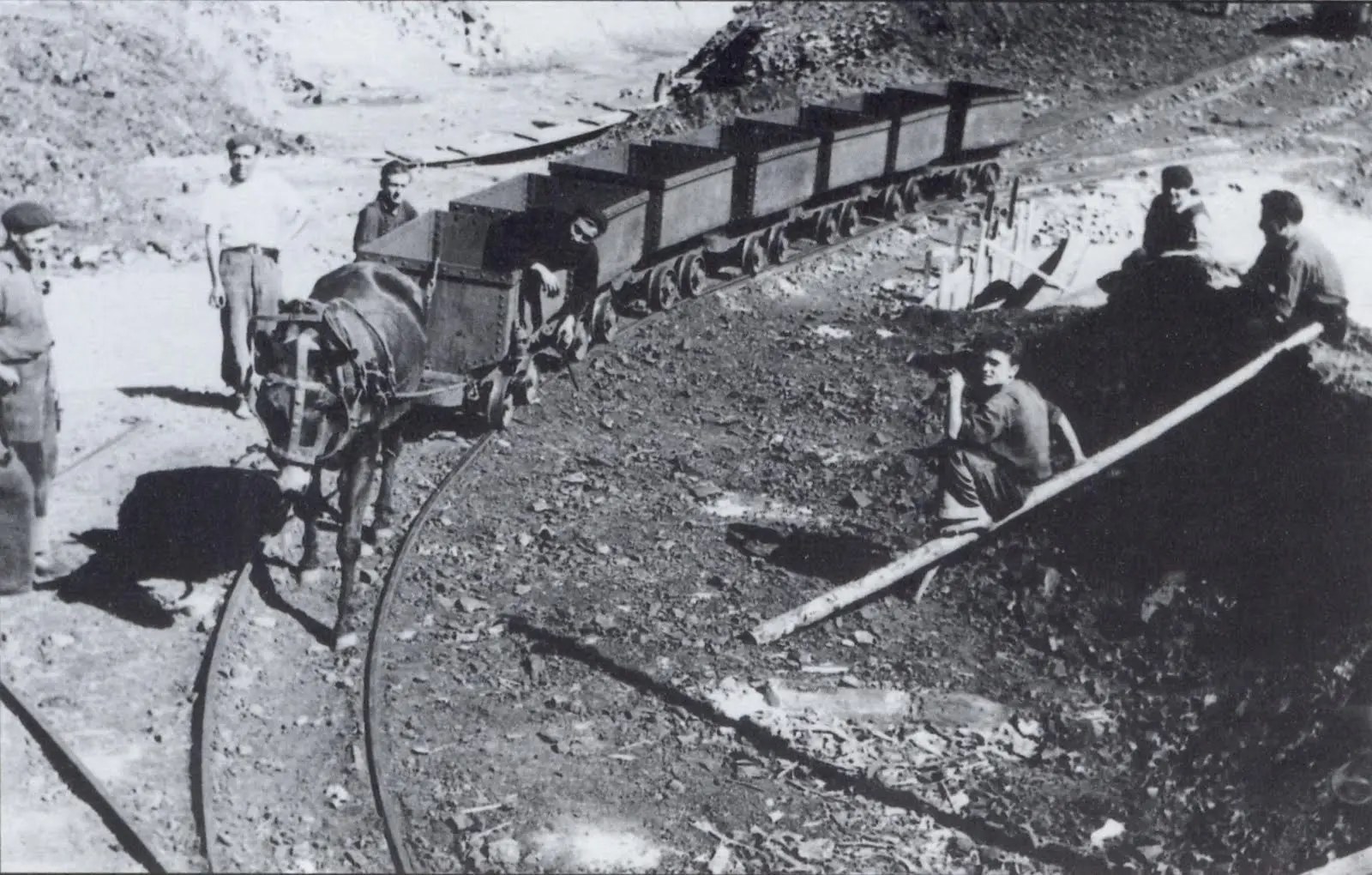 ferrocarril tracción animal - Qué son las herramientas de tracción animal