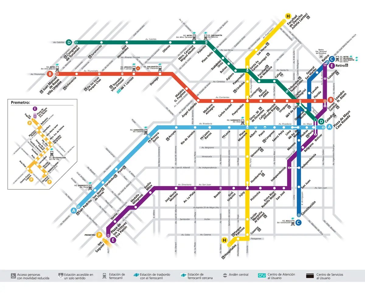 combinacion subte linea d con ferrocarril mitre - Qué subte combina con la Línea D