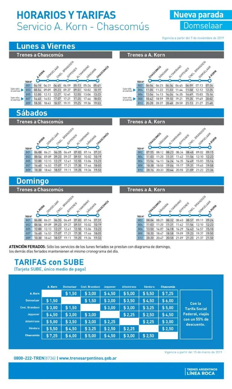 tren a domselaar horarios - Qué tren pasa por domselaar