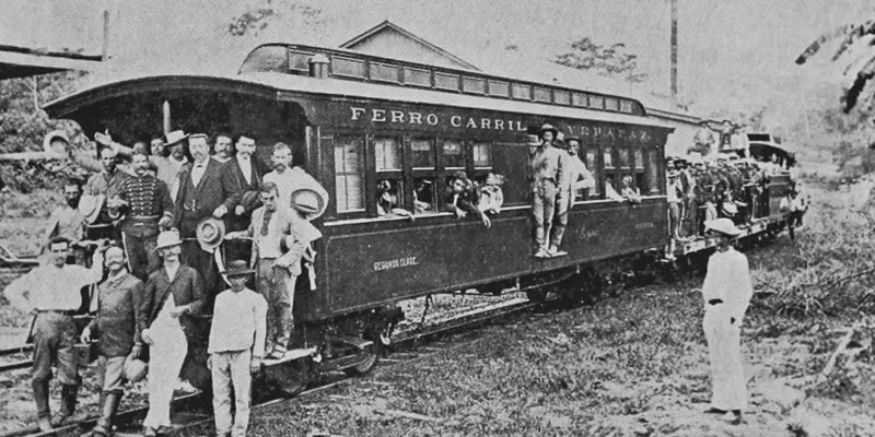 cuando llegó el ferrocarril a jobson vera - Quién fundó la ciudad de Vera